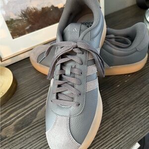 Adidas VL Court 3.0 Gray Skate Shoes